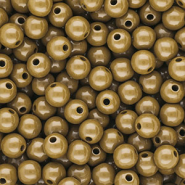 8 mm DQ Acrylperlen shiny Wood thrush brown 17-1129 TCX
