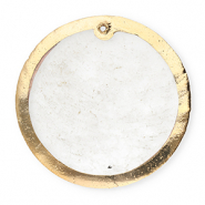 Muschel Anhänger Specials Rund Off white-gold