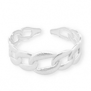 Armbänder aus Stainless Steel - Rostfreiem Stahl Bangle Gourmet Gliederkette Silver