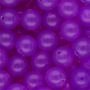 14 mm DQ® Acrylperlen shiny Purple