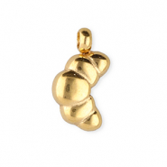 BY31&reg; Stainless Steel - Rostfrei Stahl Anh&auml;nger Croissant Gold