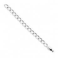 BY31&reg; Stainless Steel - Rostfrei Stahl Schmuckzubeh&ouml;r Verl&auml;ngerungsketten Set Fisch Silver