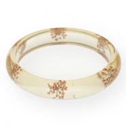 Armb&auml;nder mit getrockneter Blume Light pink