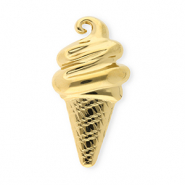 Stainless Steel - Rostfrei Stahl Statement Broschen Ice Lolly Gold