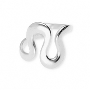 Ringe aus Stainless Steel - Rostfreiem Stahl Wellenf&ouml;rmig Silver