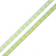 BY31&reg; Schmuckband mit Tekst Spirale Green-turquoise blue