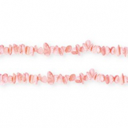 Muschel Perlen Chipstone Pink