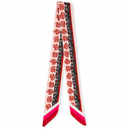 Bandana Schal mit Meeresleben Rust red-light pink-brown