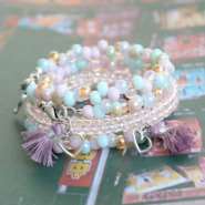 Schmucksets Glasperlen Arm-Schmuck 