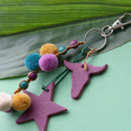 Schmucksets Pompom Anhänger