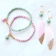 Schmucksets Stilvoller Schmuck mit Jade Perlen