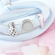 Schmucksets Armbänder und Haarband aus gestepptem Elastik Band Ibiza!