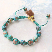 Schmucksets Armbänder und Ohrringe mit Glasperlen