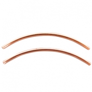 DQ Metall R&ouml;hrchen 2x50mm Ros&eacute; gold 