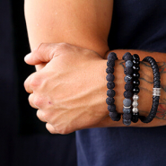 Schmucksets Cooler Männerschmuck mit Perlen