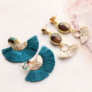 Schmucksets Trendy Fransen Ohrringe mit neuen Quasten