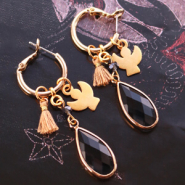 Schmucksets Handgemachte Ohrringe mit Kristall Glas