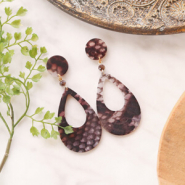Schmucksets Wilde Zeiten! Statement Ohrringe + Armbänder mit Snake Print