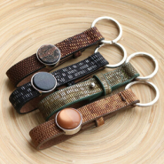 Schmucksets Trend! Sehen Sie sich hier die neuen Cuoio Schlüsselanhänger, Haargummis und den Jaderoller an
