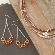 Schmucksets Inspiration: Wie man Ketten und Ohrringe mit Facett Perlen macht
