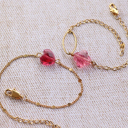 Schmucksets Stilvolle Armbänder mit Fashion Facett Perlen