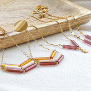 Schmucksets Ideen für eleganten Schmuck mit Tube-Glasperlen