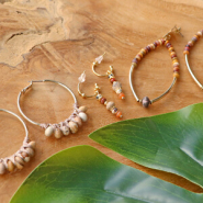 Schmucksets Ideen für einzigartigen Schmuck mit Rondell-Natursteinperlen