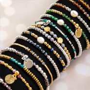 Schmucksets Entwerfen Sie eleganten Schmuck mit diesen Top-Facettenperlen rund