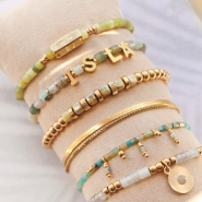 Schmucksets Ideen, wie Sie mit Naturstein-Discperlen trendige Armbänder gestalten