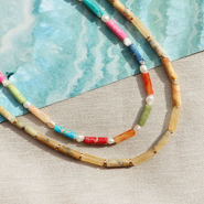 Schmucksets Farbenfrohen Schmuck mit Natursteinperlen Tubes herstellen