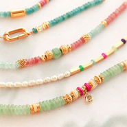 Schmucksets Design-Ideen mit Natursteinperlen Disc