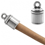 Metall Perlen DQ antik silber  Schauen Sie auch auf unsere Kollektion DQ Metall Endkappen antik silber