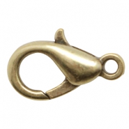DQ Karabinerverschluss 23mm Antik bronze (Nickelfrei)