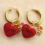 Schmucksets Mix und Match mit glitzernde Bohemian-Perlen und Anhängern