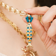 Schmucksets Statement-Schmuck mit Edelstahl-Anhängern