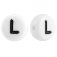Acryl Buchstaben L Weiss