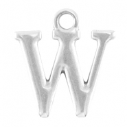 DQ Metall Buchstabenanhänger W Antik silber (nickelfrei)