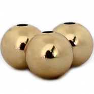 DQ Metall Perlen 8mm Gold