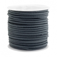 Gefärbtes Elastikband 2.5mm Dark grey