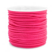 Gefärbtes Elastikband 2.5mm Fuchsia pink