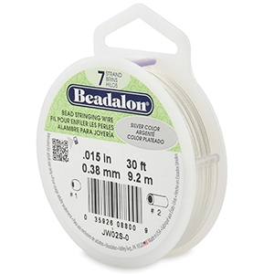 Beadalon Schmuckdraht 7 Str&auml;nge 0.38mm Silver