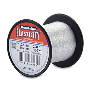 Beadalon Schmuckdraht Elastik 0.5mm 100 Meter Clear