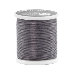 Miyuki beading Kordel Dunkel grau