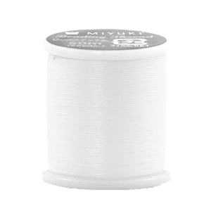 Miyuki beading Kordel Weiss