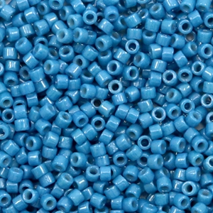 Miyuki Perlen delica's 11/0 Duracoat opaque dyed juniper berry blue