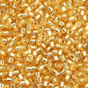 Miyuki Perlen delica's 11/0 Silverlined gold