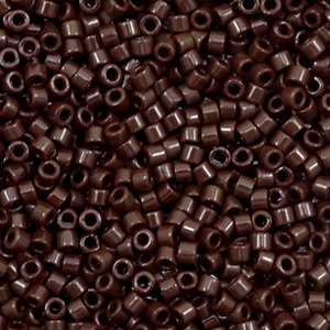 Miyuki Perlen delica's 11/0 Opaque chocolate brown