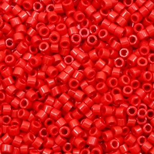 Miyuki Perlen delica's 11/0 Opaque red