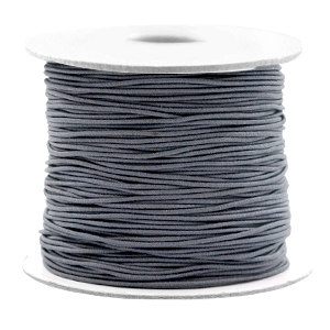 Gef&auml;rbtem Elastik Draht 0.8mm Cool grey