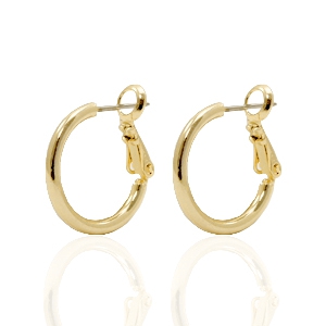 Ohrringe DQ Creolen 18mm Gold